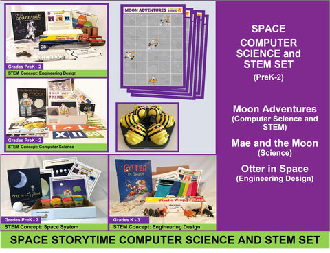 SPACE COMPUTER SCIENCE and STEM SET PreK-2