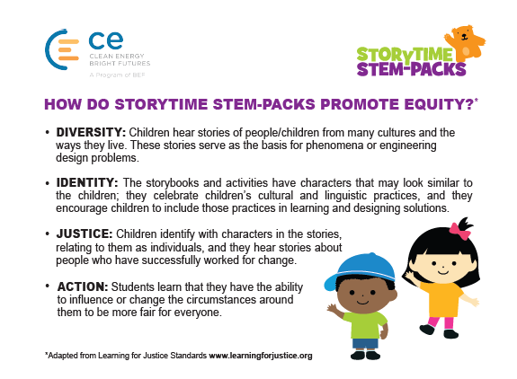 Equity in Storytime STEM-packs