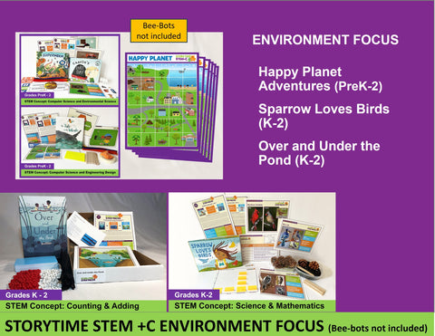 Environmental Focus - 1 Adventure, 2 STEM-packs