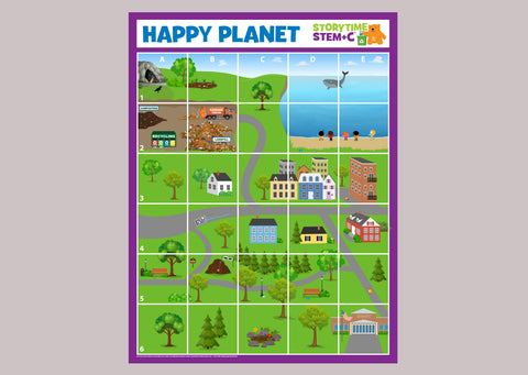 Happy Planet Adventures Vinyl Mat