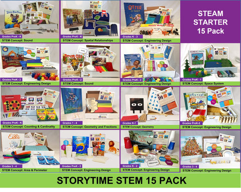 STEAM Lab Starter Pack (15 Storytime STEM-packs)
