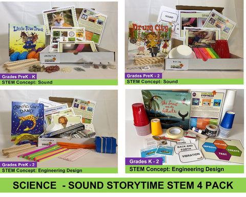 Science - Sound Storytime STEM  4 Pack