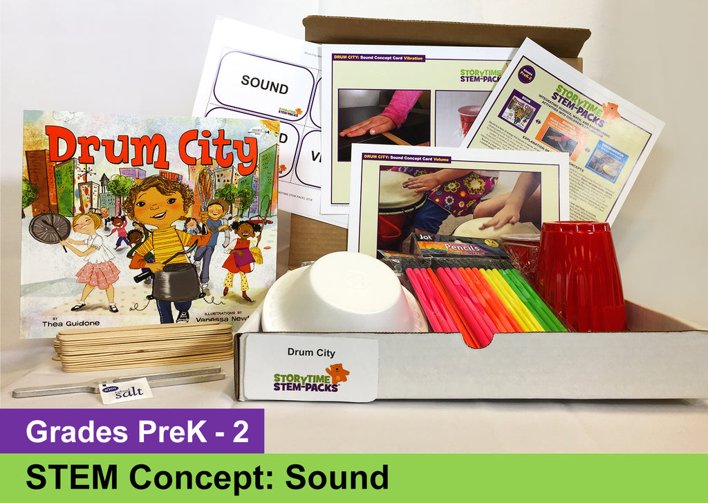 Drum City Grades PreK-2 – STORYTIME STEM-PACKS